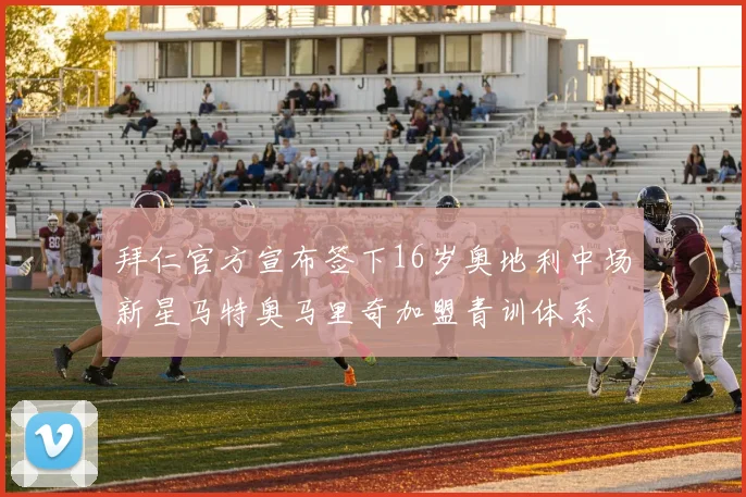 拜仁官方宣布签下16岁奥地利中场新星马特奥马里奇加盟青训体系